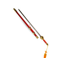 TAI-CHI Schwert, Edelstahl, Klinge glatt, mit Scheide