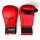 Karate Wettkampf Handmitts, rot, Kunstleder