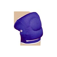 Knieschoner, blau, rund abgesteppt