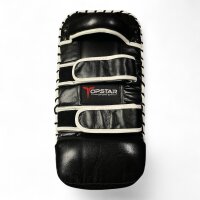 Arm Mitt, schwarz/weiß, Leder, gekrümmt,...