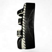 Arm Mitt, schwarz/weiß, Leder, gekrümmt, THAI-Modell