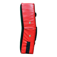 Schlagpolster, schwarz/rot, Kunstleder/Vinyl,...