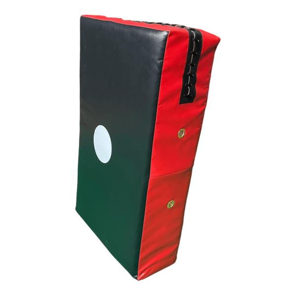 Schlagpolster, schwarz/rot, Kunstleder/Vinyl