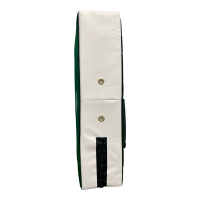 Schlagpolster, schwarz/weiß, Kunstleder/Vinyl