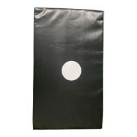 Schlagpolster, schwarz/weiß, Kunstleder/Vinyl