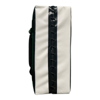 Schlagpolster, schwarz/weiß, Kunstleder/Vinyl