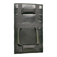 Schlagpolster, schwarz/weiß, Kunstleder/Vinyl