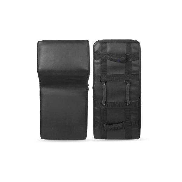 Schlagpolster, schwarz, Kunstleder, m. verstärktem Höcker