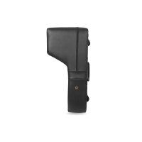 Schlagpolster, schwarz, Kunstleder, m. verstärktem Höcker