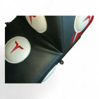 Wandschlagpolster, schwarz/weiß, PU, 60x40x25cm