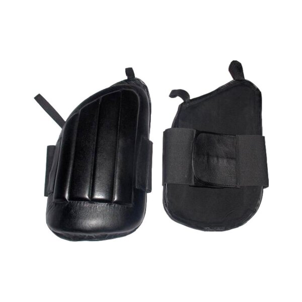 LowKickPad, schwarz, Kunstleder, abgesteppt