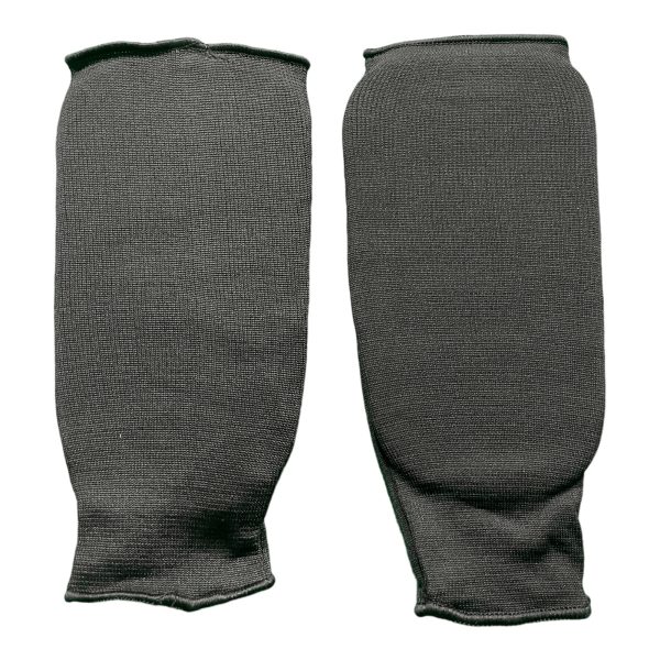 Schienbeinschoner, schwarz, Elastikgewebe