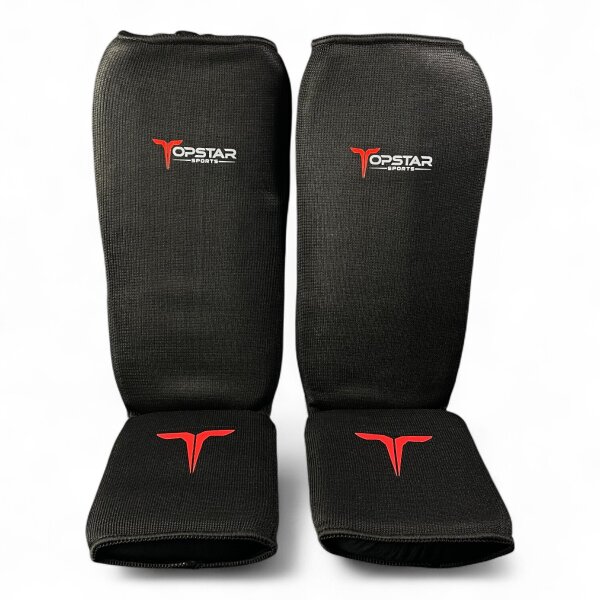 TKD Schienbein-Spannschoner, schwarz