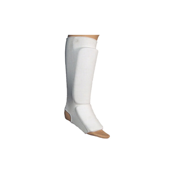 TKD Schienbein-Spannschoner, weiß