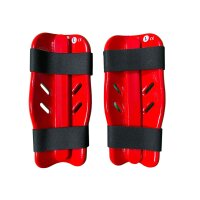 Schienbein-/Unterarmschoner, rot, tauchlackiert, CE