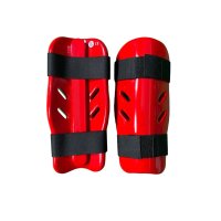 Schienbein-/Unterarmschoner, rot, tauchlackiert, CE