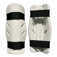 Schienbein-/Unterarmschoner, weiß, tauchlackiert, CE