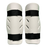 Schienbein-/Unterarmschoner, weiß, tauchlackiert, CE