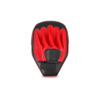 Handpratze, schwarz/rot, Kunstleder, Schlupfhandschuh,...