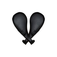 Taekwondo Single Mitt, schwarz, PU, weich