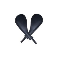 Taekwondo Single Mitt, schwarz, PU, weich