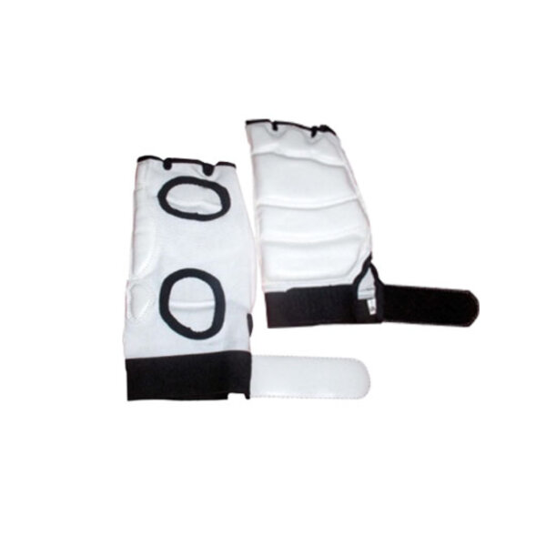 TKD Wettkampf Fuﬂschützer, weiß/schwarz, COMPETITION