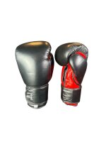 Boxhandschuhe, schwarz/rot, COBRA-Modell