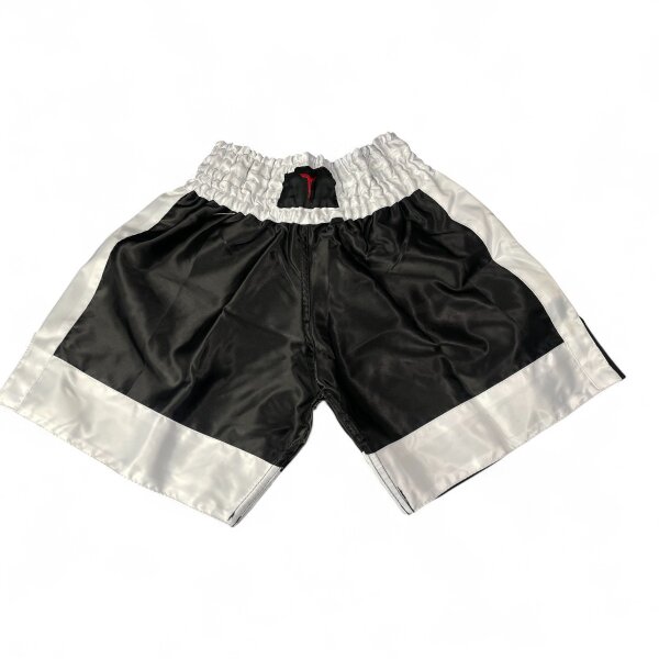 Box Shorts, schwarz/weiß