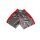 Box Shorts, schwarz/rot, 1 Streifen