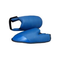 Karate Fußschoner, blau, PU, SIMPLE