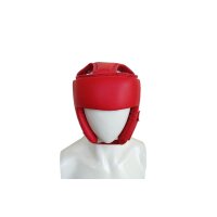 Kopfschutz, rot, Kunstleder MODELL RedGuard