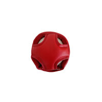 Kopfschutz, rot, Kunstleder MODELL RedGuard