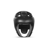 Kopfschutz, schwarz, angeähte Kopfdecke. MODELL...