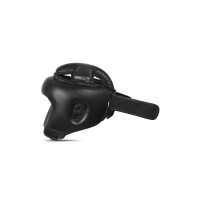 Kopfschutz, schwarz, angeähte Kopfdecke. MODELL...