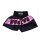 Thai-Box Shorts, black/pink.