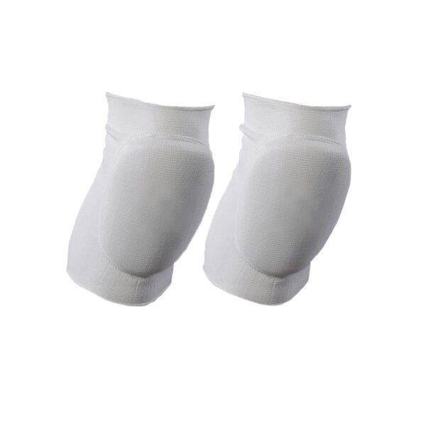 Knieschoner, weiß, Elastikgewebe