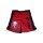 MMA Shorts, rot/schwarz, 100% Taslan