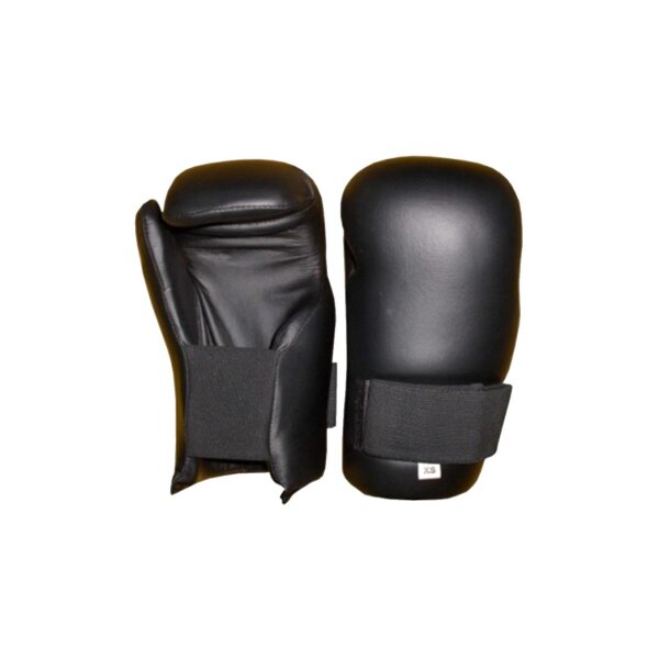 Semi-Kontakt Handschützer, schwarz, PU, OPEN HAND