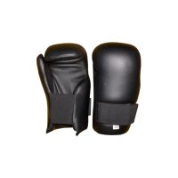 Semi-Kontakt Handschützer, schwarz, PU, OPEN HAND