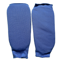 Schienbeinschoner, blau, Elastikgewebe