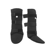 Kick-Thai Schienbein-Spannschoner, schwarz