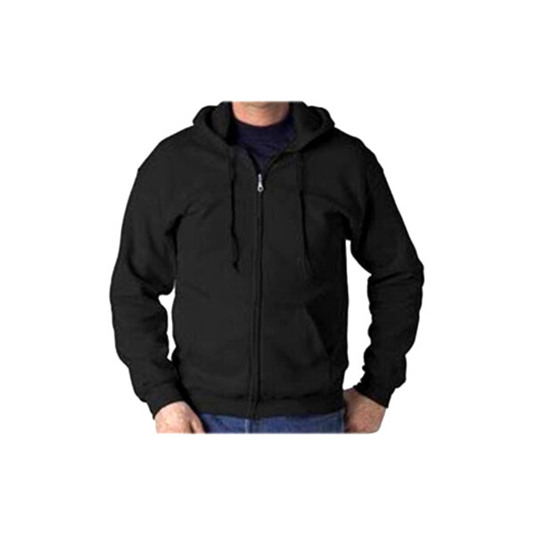 Kapuzen-Pulloverjacke, schwarz