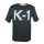 T-Shirt, schwarz, > 200g, mit K-1 Druck