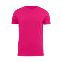 T-Shirt, dunkelpink, > 200g, Rundhals